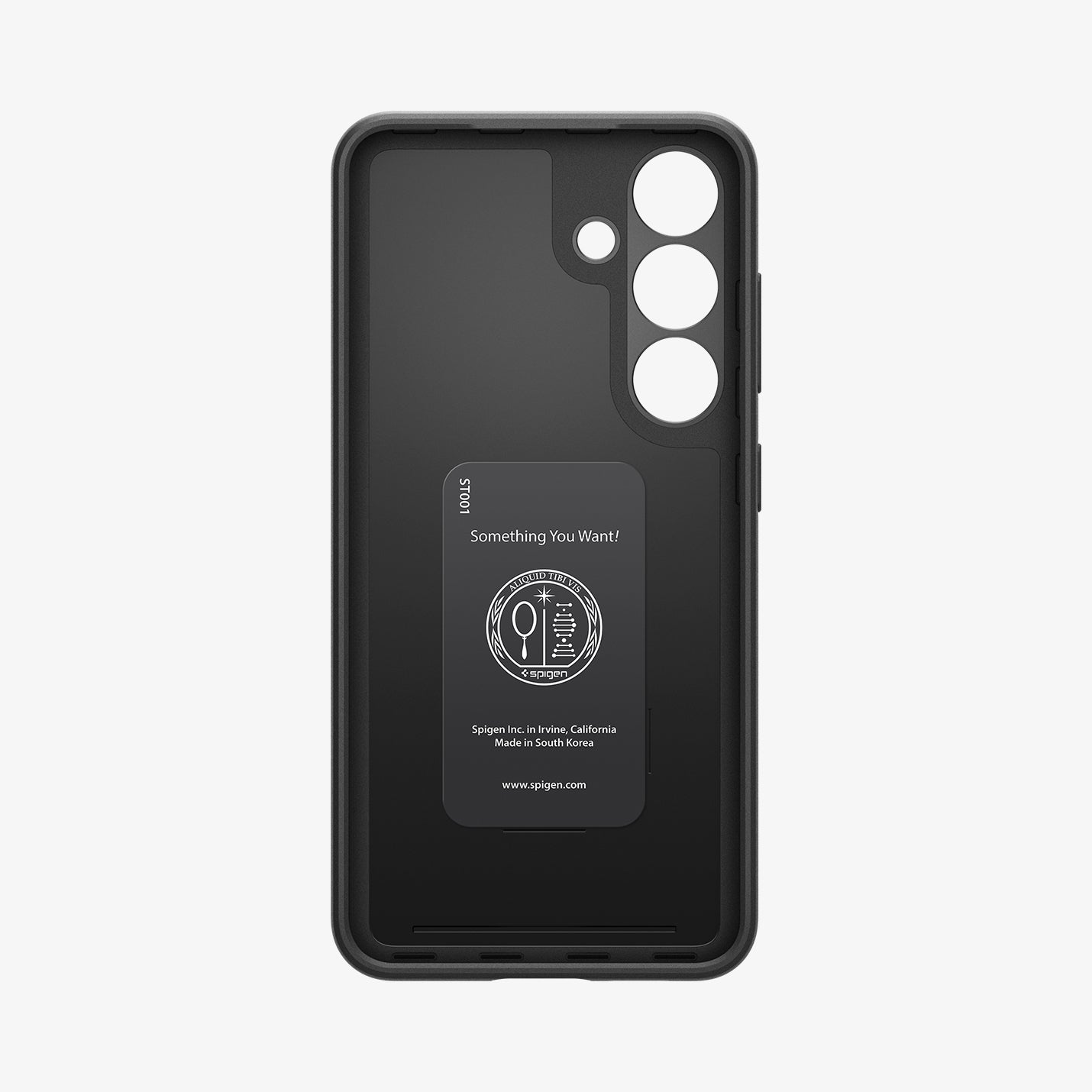 ACS07341 - Galaxy S24 Case Thin Fit in Black showing the inner case