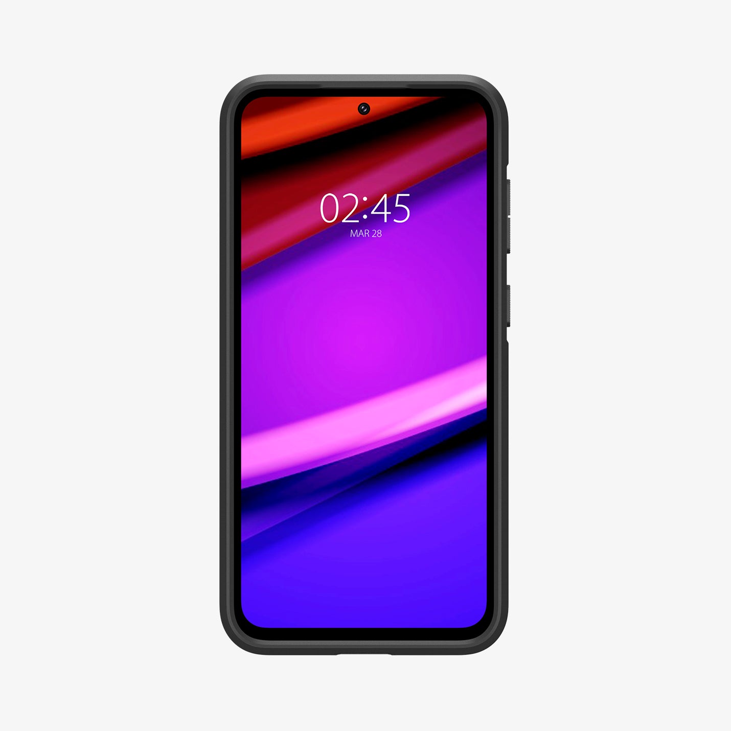 ACS06379 - Galaxy S23 FE Case Core Armor in matte black showing the front