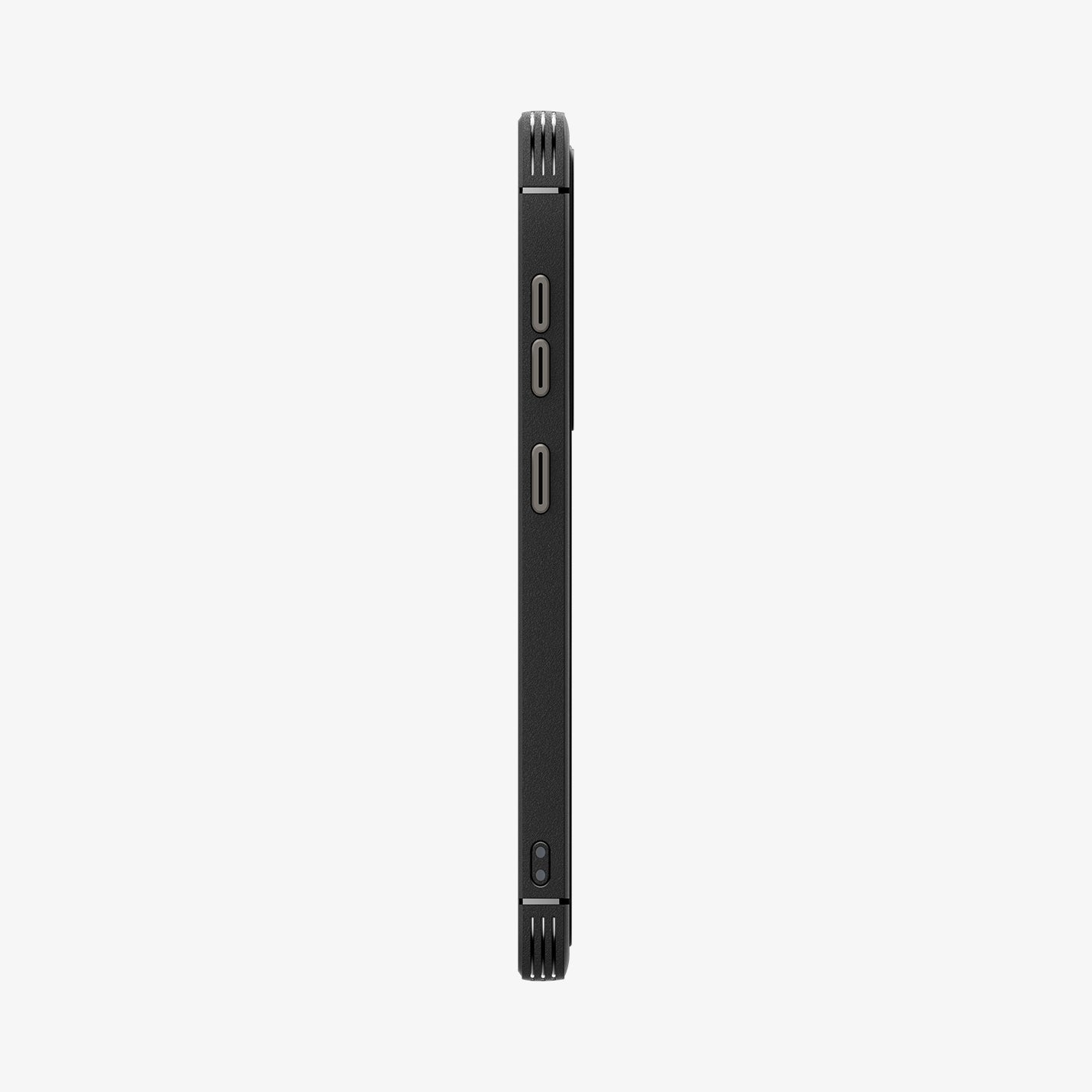 ACS08924 - Galaxy S25 Case Core Armor (MagFit) in Matte Black showing the side
