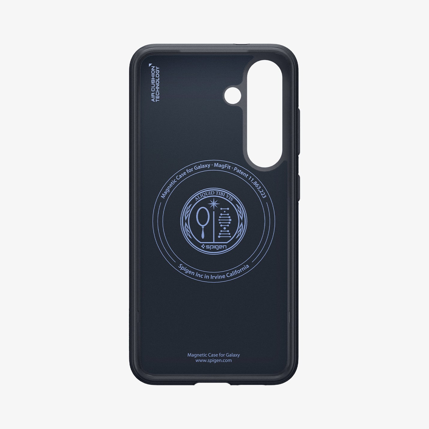 ACS09064 - Galaxy S25 Case Parallax (MagFit) in Navy Violet showing the inner