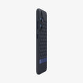 ACS09061 - Galaxy S25 Plus Case Parallax (MagFit) in Navy Violet showing the partial back and side