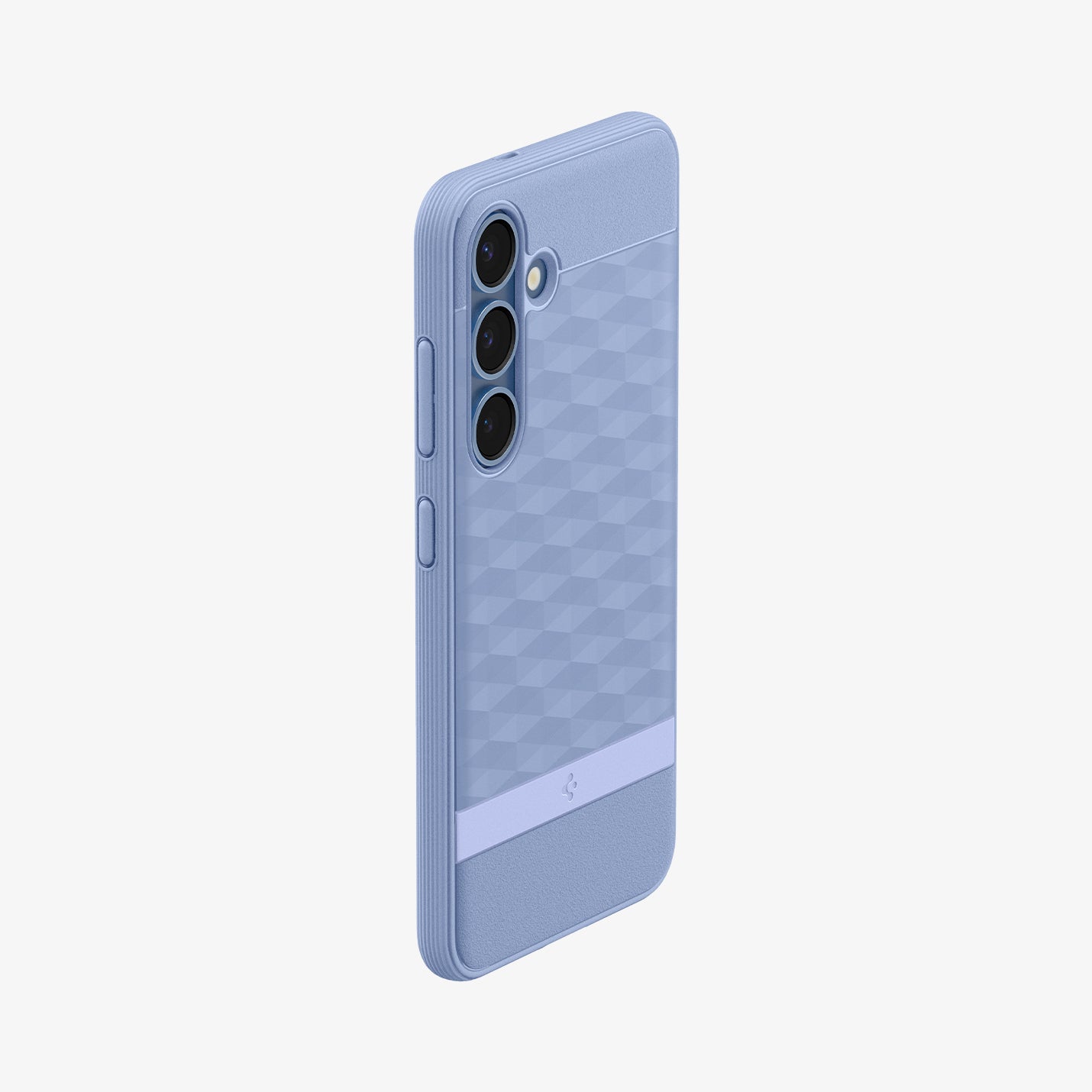 ACS09062 - Galaxy S25 Case Parallax (MagFit) in Purple-ish showing the back and partial side