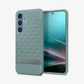 ACS09063 - Galaxy S25 Case Parallax (MagFit) in Sage Green showing the back, partial front and sides