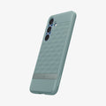 ACS09063 - Galaxy S25 Case Parallax (MagFit) in Sage Green showing the back, partial side and bottom