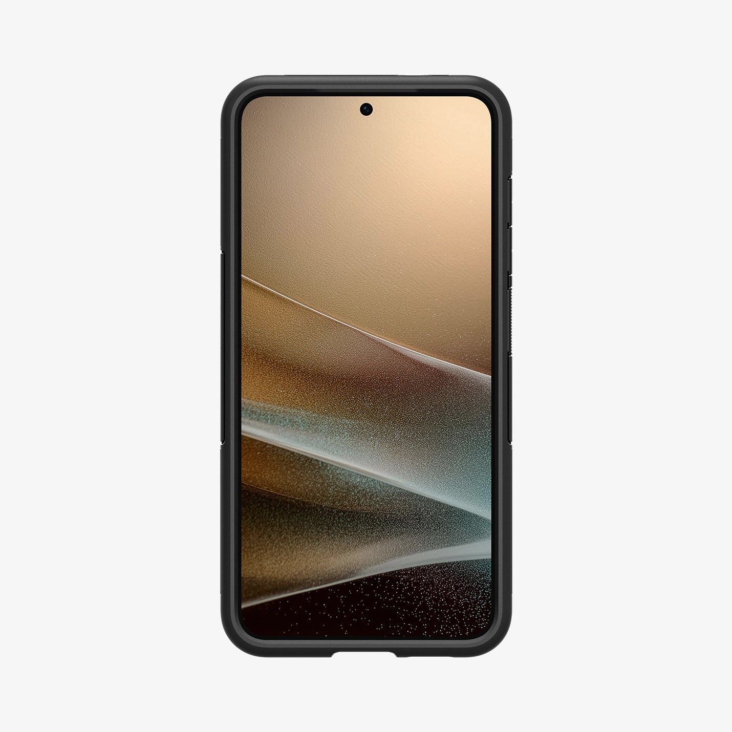 ACS08915 - Galaxy S25 Plus Case Slim Armor (MagFit) in Black showing the front