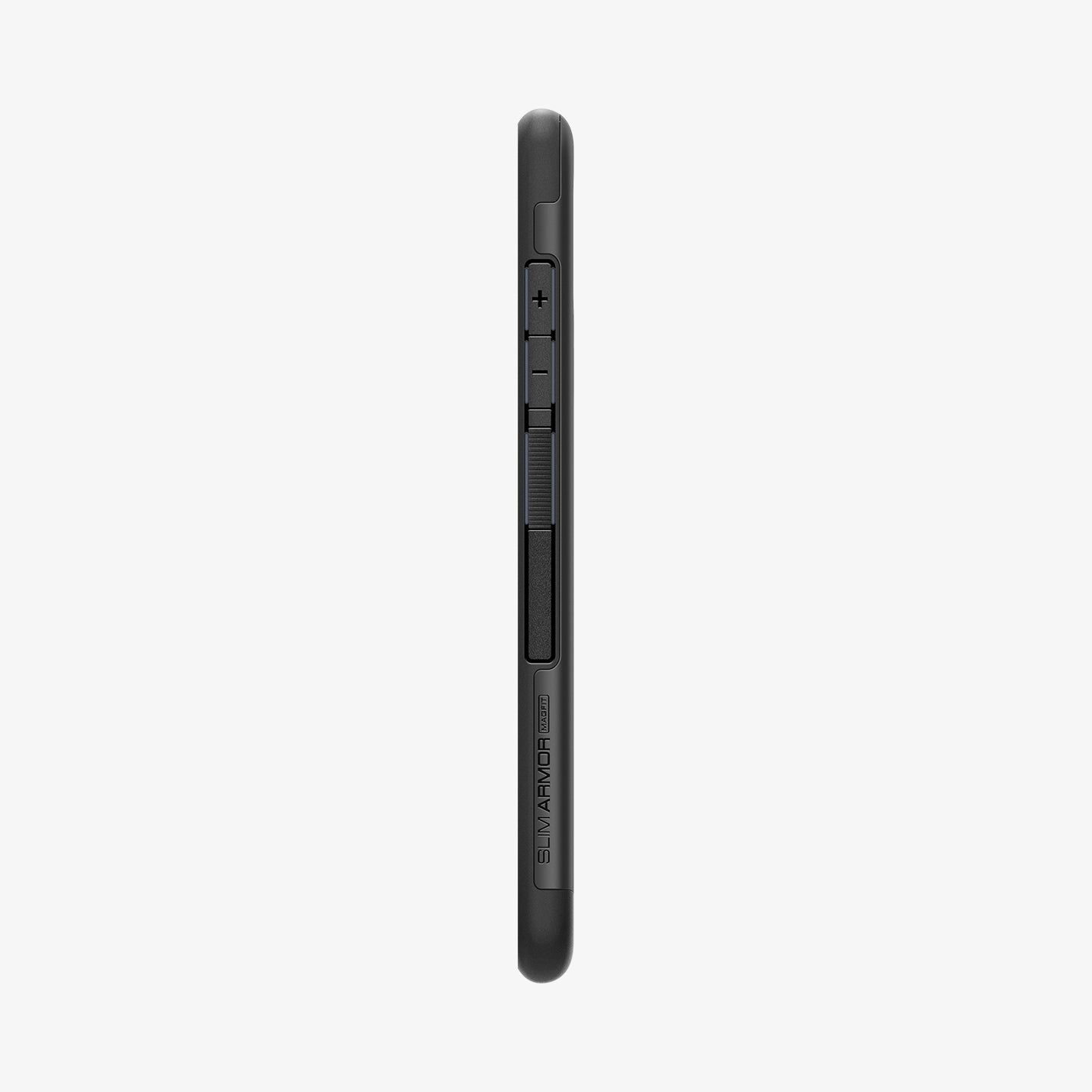 ACS08915 - Galaxy S25 Plus Case Slim Armor (MagFit) in Black showing the side