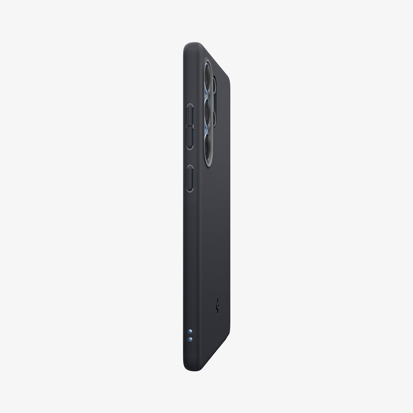 ACS09057 - Galaxy S25 Ultra Case Nano Pop (MagFit) in Black Sesame showing the partial back and side