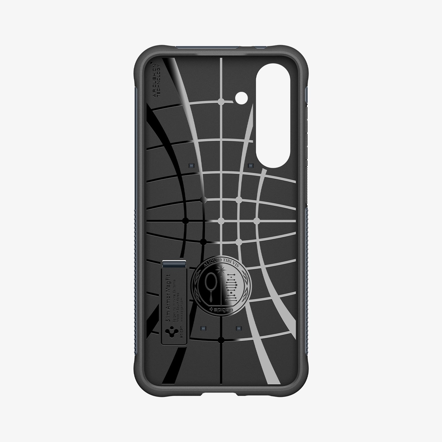 ACS10022 - Galaxy S25 FE Slim Armor (MagFit) in Metal Slate showing inside