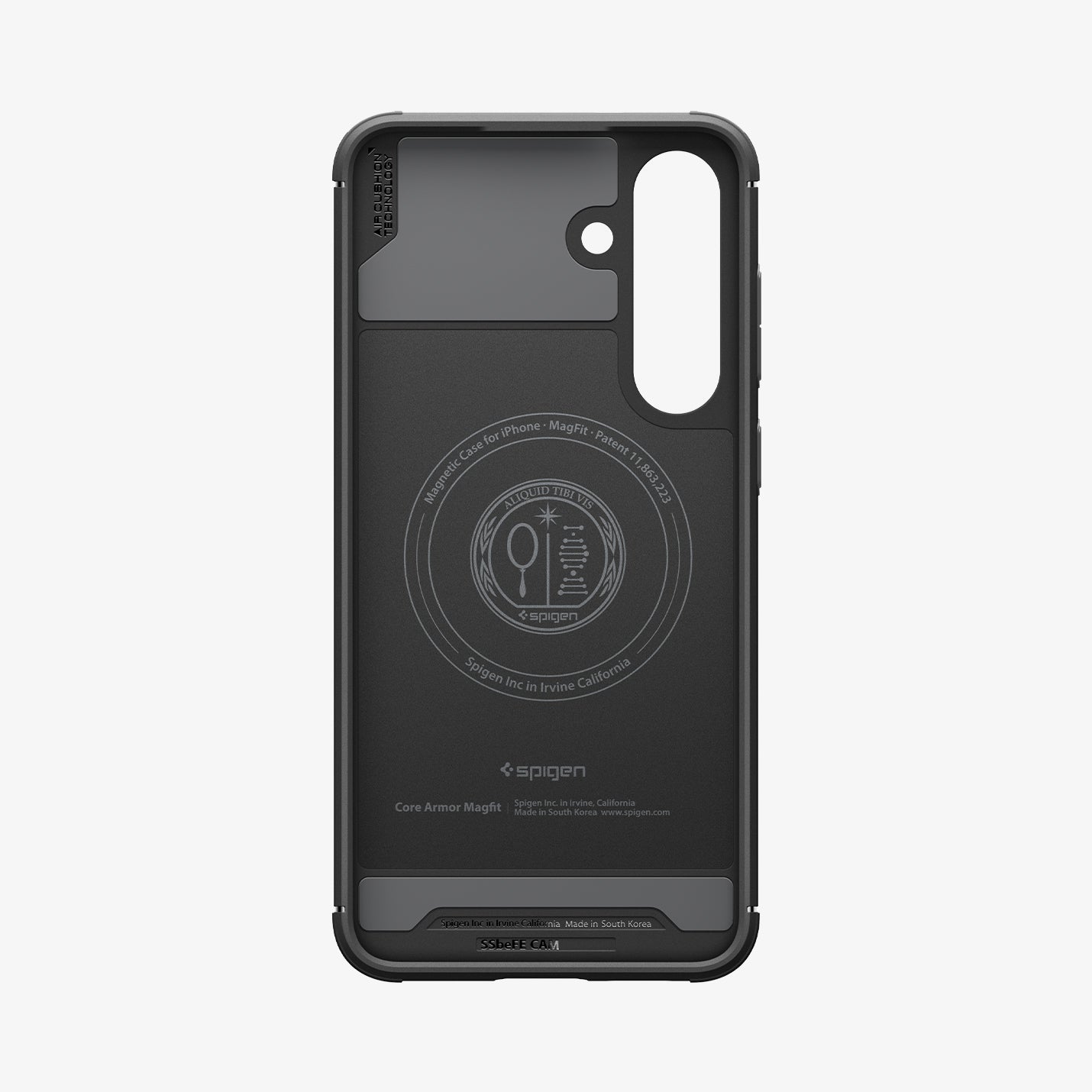 ACS10021 - Galaxy S25 FE Core Armor (MagFit) in Matte Black showing the inner case