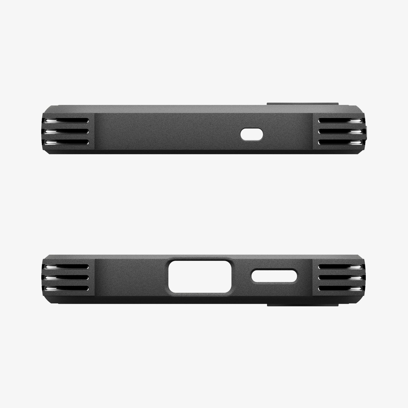 ACS10021 - Galaxy S25 FE Core Armor (MagFit) in Matte Black showing the top and bottom