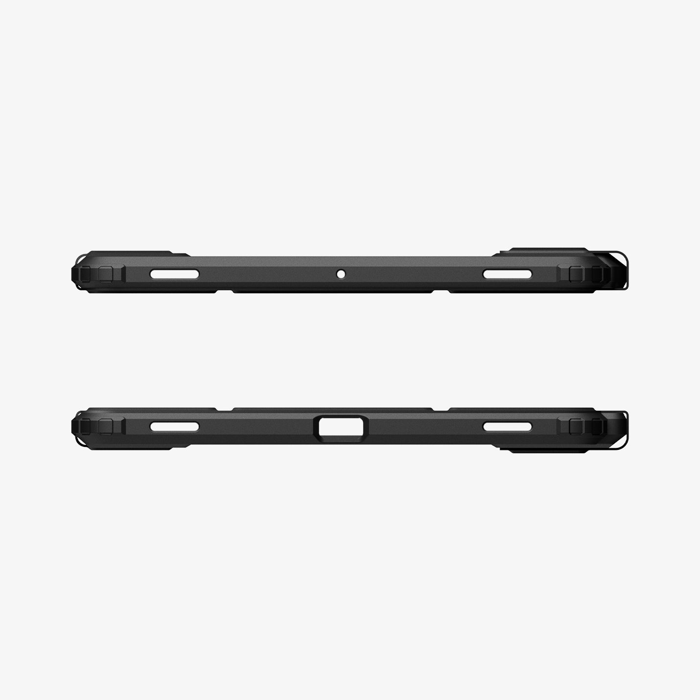 ACS10216 - Galaxy Tab S11 Case Air Skin Pro in Black showing the top and bottom