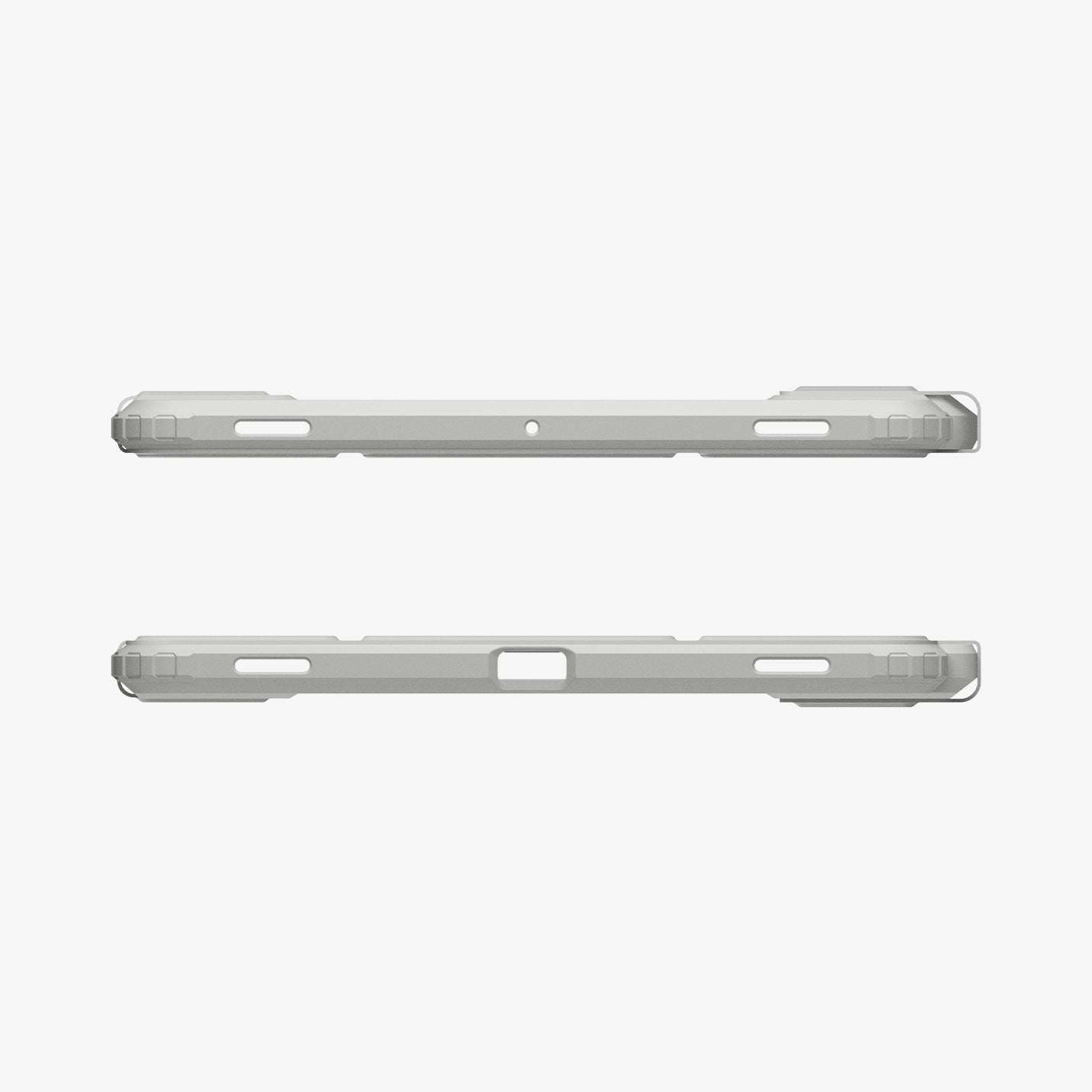 ACS10217 - Galaxy Tab S11 Case Air Skin Pro in Gray showing the top and bottom