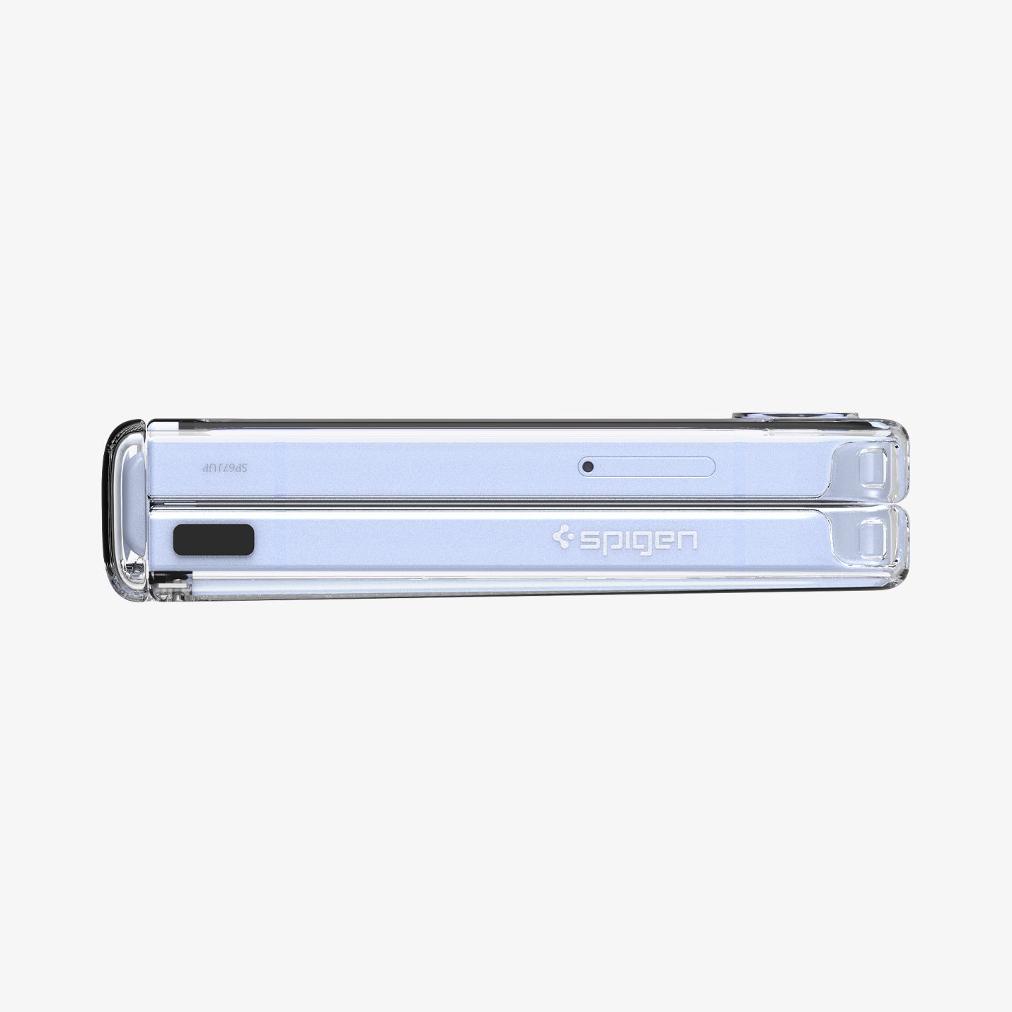 ACS09806 - Galaxy Z Flip 7 FE Series Ultra Hybrid Pro (MagFit) showing the top and bottom sides