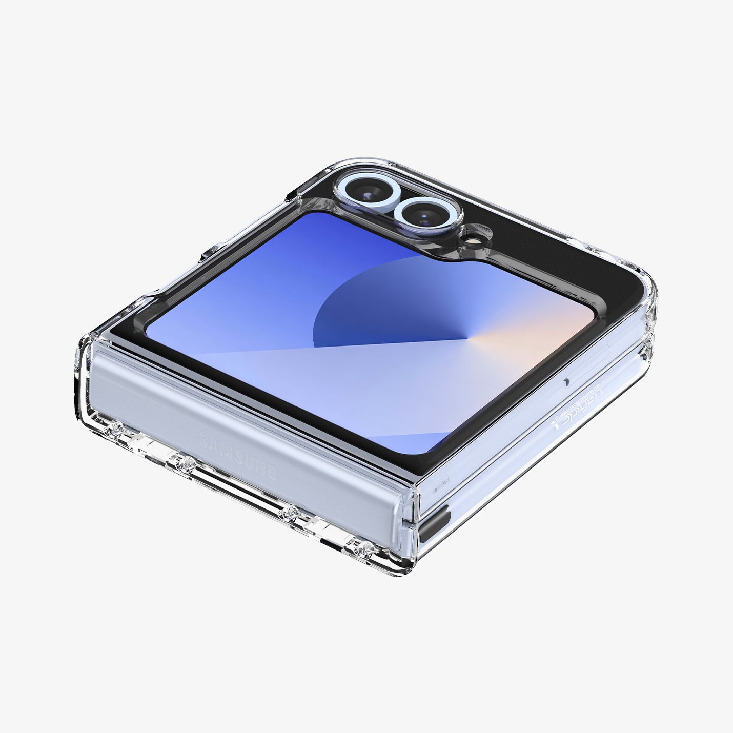 ACS09806 - Galaxy Z Flip 7 FE Series Ultra Hybrid Pro (MagFit) showing the top