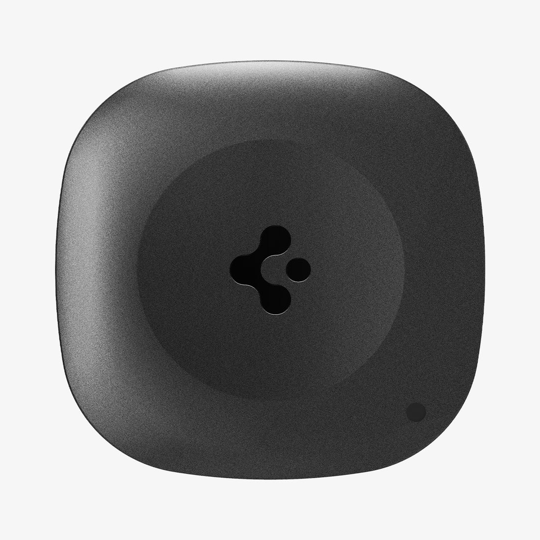 AHP08353 - Spigen TagMe Bluetooth Tracker 4-Pack in Black showing the front with strap