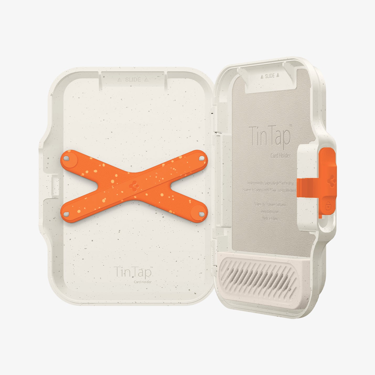 AFA07616 - MagSafe Card Holder Tintap (MagFit) in Dune Beige showing the inner case