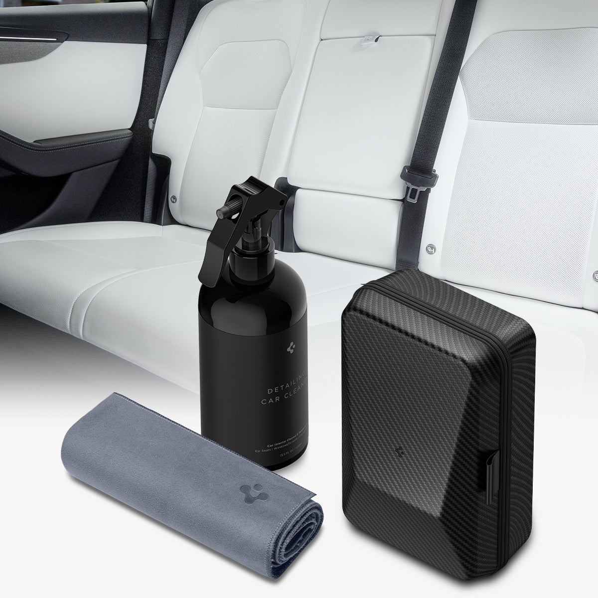 ACP08850 - Car Cleaning Kit | TO280 showing the kit with car back ground.