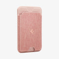 AFA07424 - MagSafe Card Holder Urban Fit (MagFit) in Rose Gold showing the front and partial side