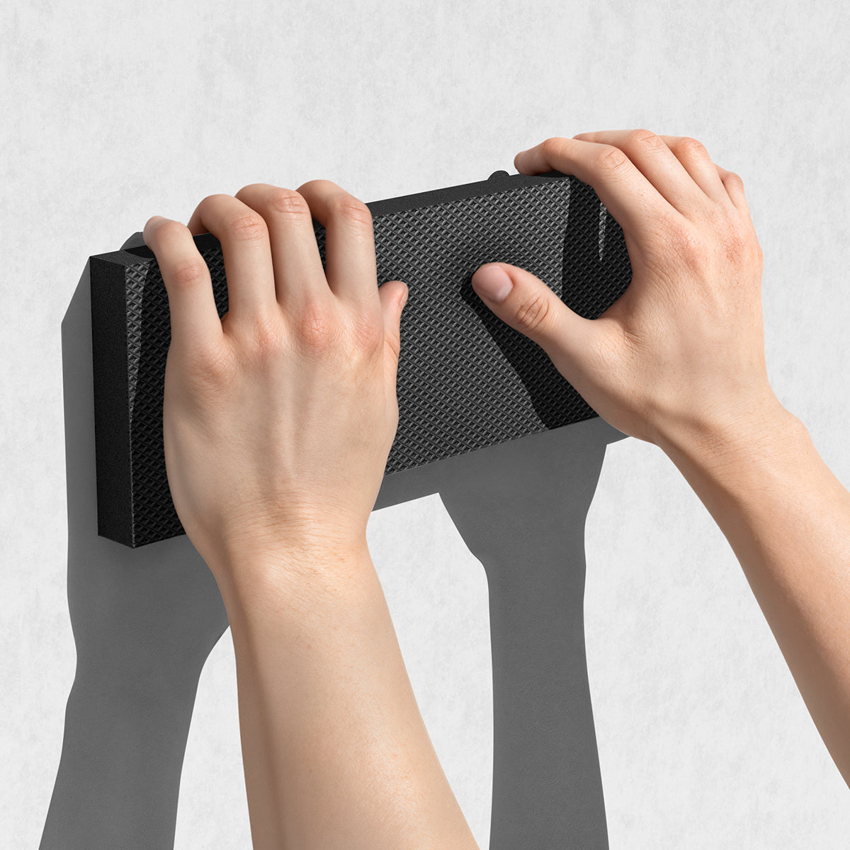 ACP10400 - Garage Wall Protector | WP100 showing the installation by pressing it gently against the wall