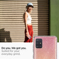 ACS00932 - Galaxy A51 Case Liquid Crystal Glitter in Crystal Quartz Do you. We got you. Suited for your everyday grind.