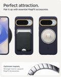ACS09711 - Pixel 10 Pixel 10 Pro Case Nano Pop (MagFit) in blueberry navy showing perfect attraction. Pair it up with essential magfit accessories.