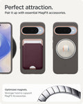 ACS09712 - Pixel 10 Pixel 10 Pro Case Nano Pop (MagFit) in Papaya Gray showing perfect attraction. Pair it up with essential magfit accessories.