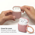 074CS27598 - Apple AirPods 1 / 2 Case Urban Fit in rose gold showing the cover to cover. Protect it from drops and surface scratches