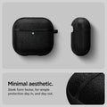 ACS08648 - AirPods 4 Pro / AirPods 4 Case Urban Fit in Black showing the minimal aesthetic. Sleek form factor, for simple protection day in, and day out