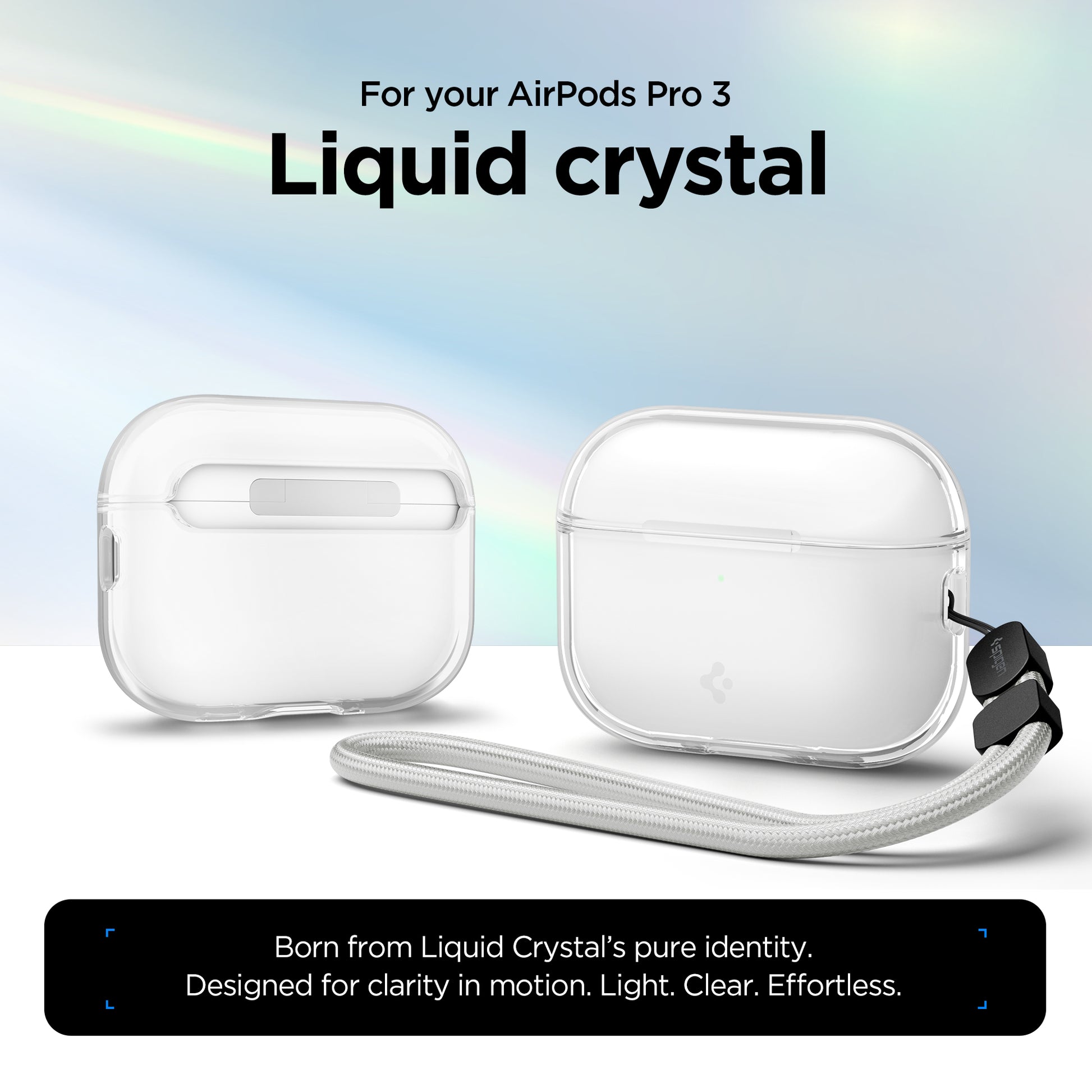 ACS10019 - AirPods Pro 3 Liquid Crystal in Crystal Clear