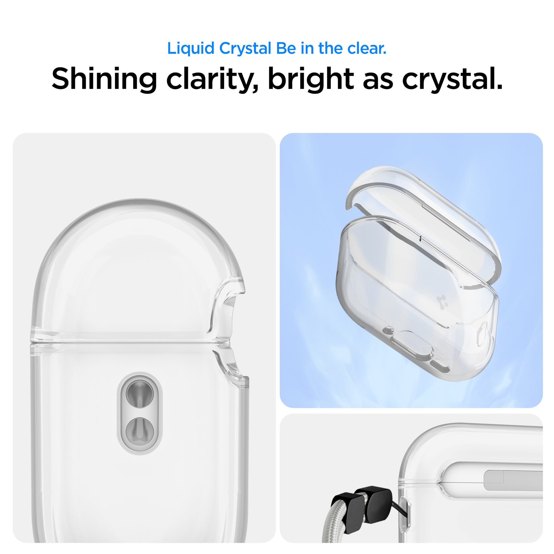 ACS10019 - AirPods Pro 3 Liquid Crystal in Crystal Clear