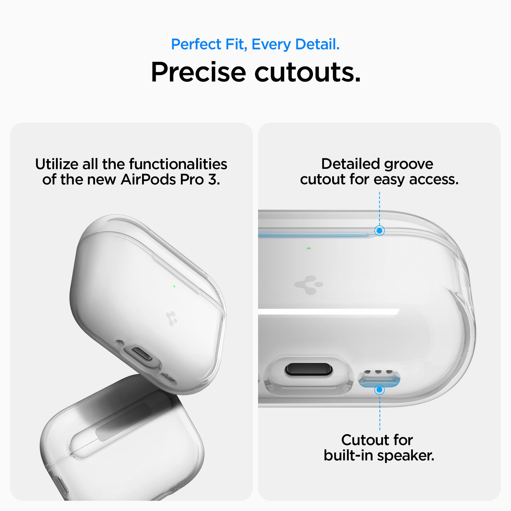 ACS10019 - AirPods Pro 3 Liquid Crystal in Crystal Clear