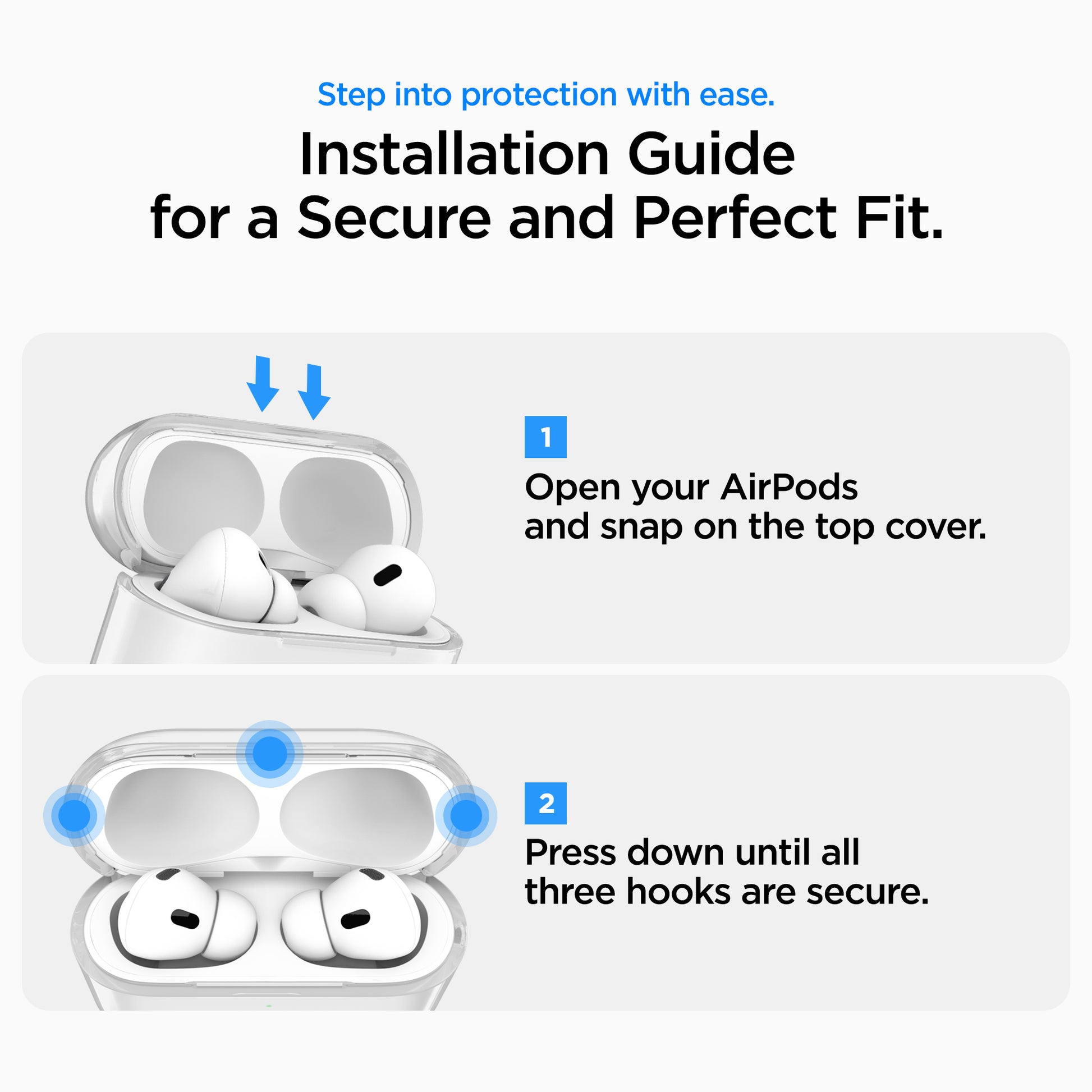 ACS10019 - AirPods Pro 3 Liquid Crystal in Crystal Clear