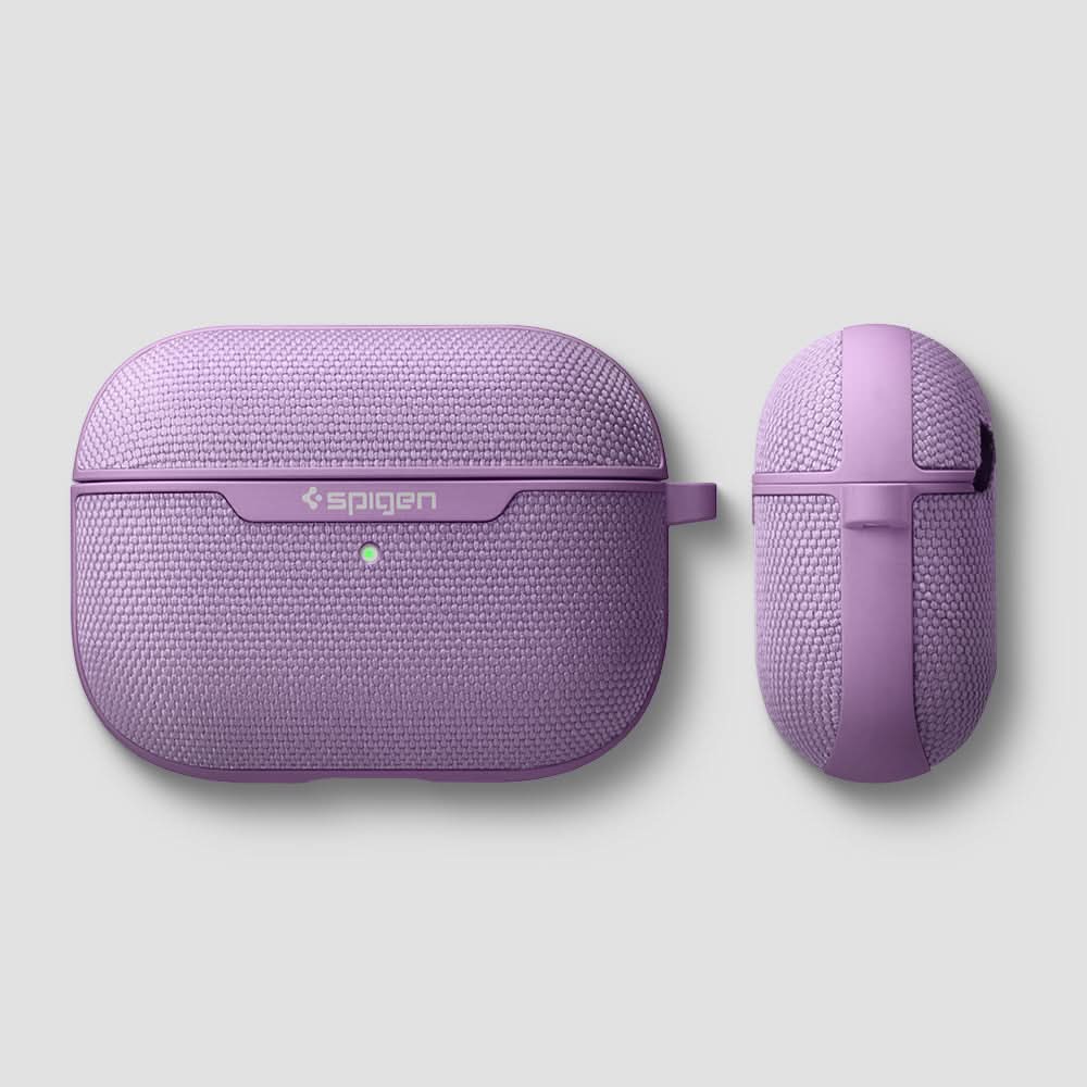 ASD00574 - AirPods Pro Case Urban Fit in Purple showing the front and side