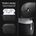 ACS05483 - Apple AirPods Pro 2 Case Urban Fit in black showing the modern design. Smooth and textured outer finish for a timeless look