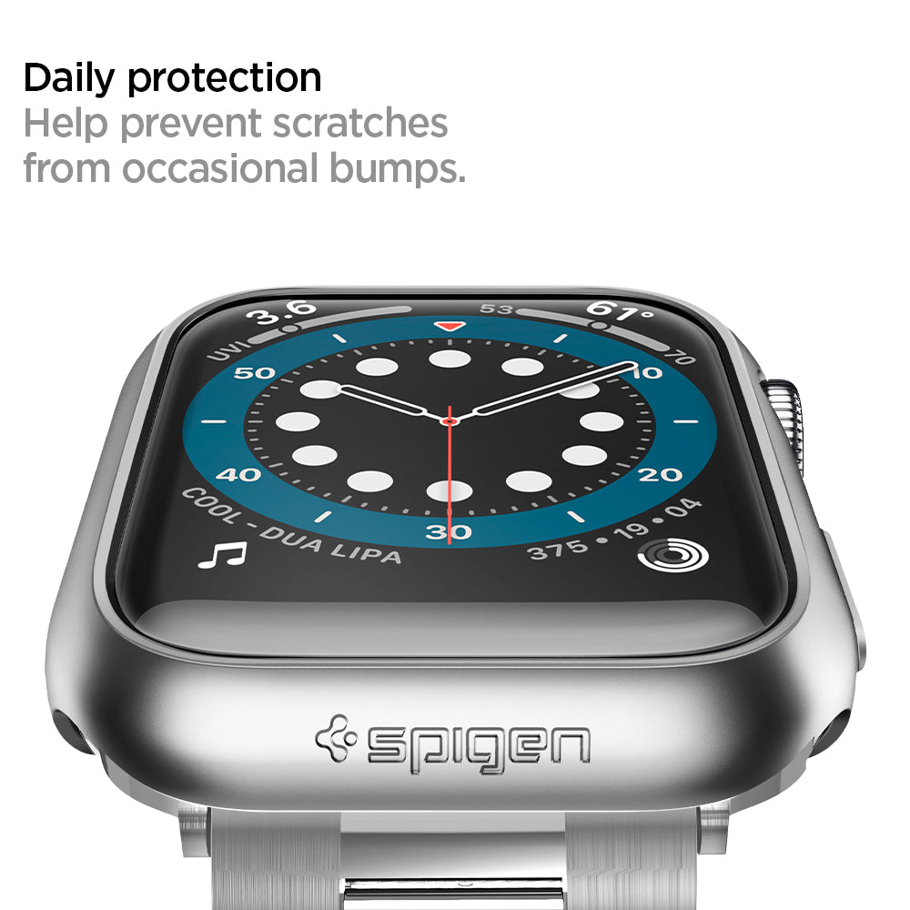 ACS02957 - Apple Watch Series (44mm) Case Thin Fit in graphite help prevent scratches from occasional bumps. Daily protection