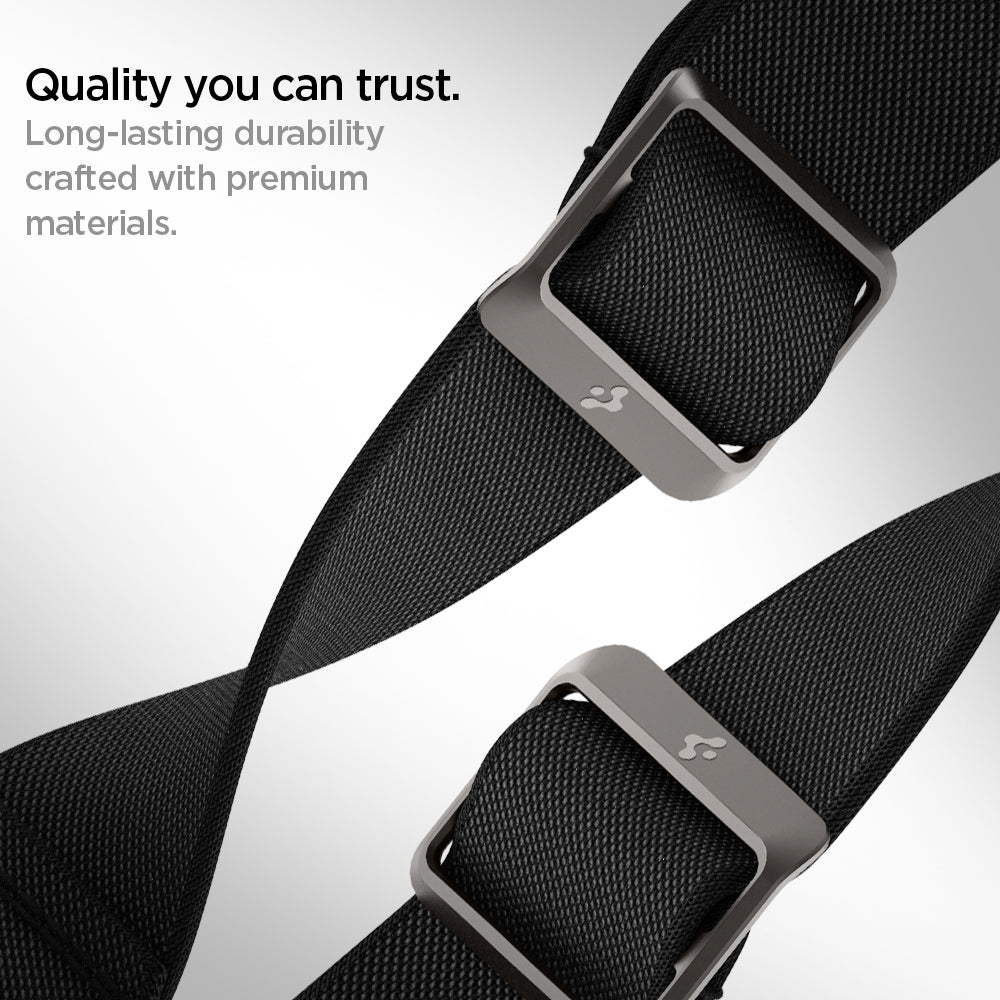 AMP02286 - Apple Watch Series (Apple Watch (49mm)/Apple Watch (45mm)/Apple Watch (42mm)) Watch Band Lite Fit in black long lasting durability crafted with premium, ,materials. Quality you can trust.
