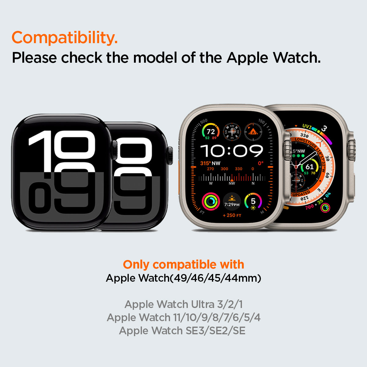 AMP10508 - Apple Watch 10/11 (46mm) WBS2 in black