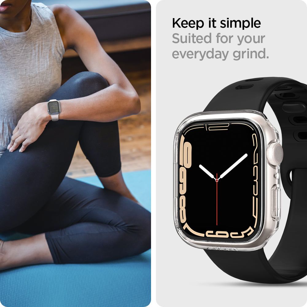ACS04187 - Apple Watch Series (41mm) Case Thin Fit in crystal clear suited for your everyday grind. Keep it simple.