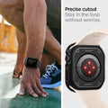 061CS24480 - Apple Watch Series (Apple Watch (41mm)) Case Rugged Armor in black precise cutout stay in the loop without worries.