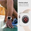062CS24471 - Apple Watch (45mm) Rugged Armor in White precise cutout stay in the loop without worries.