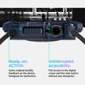 ACS08586 - Apple Watch 10 (42mm) Case Rugged Armor in Navy Blue Same original tactility feedback as the device designed for perfection. Showing Ready, set, Action. Uninterrupted accessibility. Full access to the digital crown and the side button without any disruption.