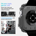 ACS08598 - Apple Watch 10 (46mm) Case Rugged Armor in Dark Gray never miss a beat and stay connected with open cutout for the sensor. Write down On your mark, get set GO! Unhindered application with precise craftsmanship.