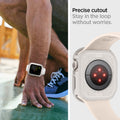 ACS07379 - Apple Watch (45mm) Rugged Armor in Dune Beige precise cutout stay in the loop without worries.