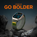 AMP09035 - Apple Watch 10 (46mm) Athlex Air in Active Green showing the athlex air go bolder