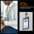 AFA08860 - Badge Holder MagSlide in Black showing the badge holder, carry your key card or badge with sleek functionality
