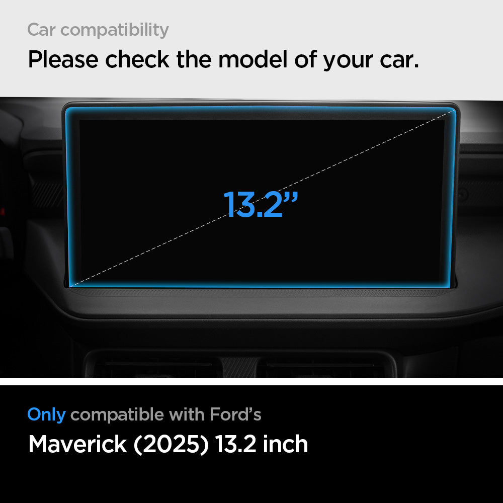 AGL10512 - Screen Protector GLAS.tR SLIM | Anti-Glare Ford Maverick 13.2-inch