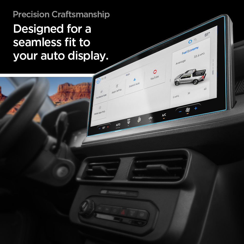 AGL10512 - Screen Protector GLAS.tR SLIM | Anti-Glare Ford Maverick 13.2-inch