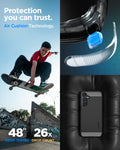 ACS08891 - Galaxy A16 5G Case Rugged Armor in Matte Black showing the protection you can trust. Air Cushion Technology. 48