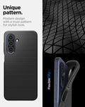ACS09290 - Galaxy A26 5G Case Liquid Air in Matte Black unique pattern. modern design with a truss pattern for stylish look.