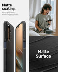 ACS09290 - Galaxy A26 5G Case Liquid Air in Matte Black matte coating. Anti slip and anti fingerprints.